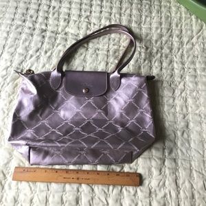 Stunning Longchamp small Tote in Platinum Gold